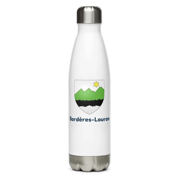 Gourde inox blason de Bordères-Louron