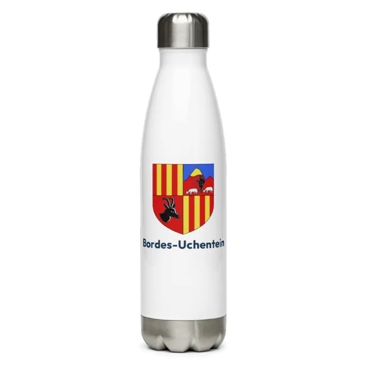 Gourde inox blason de Bordes-Uchentein