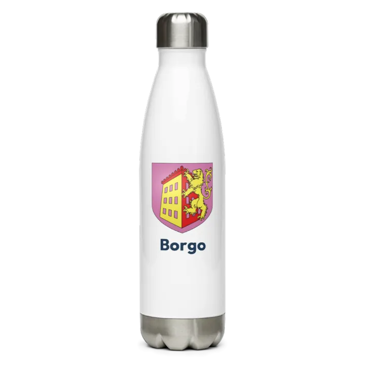 Gourde inox blason de Borgo