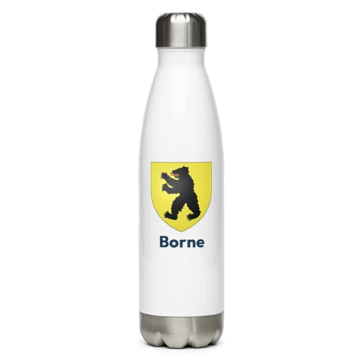 Gourde inox blason de Borne