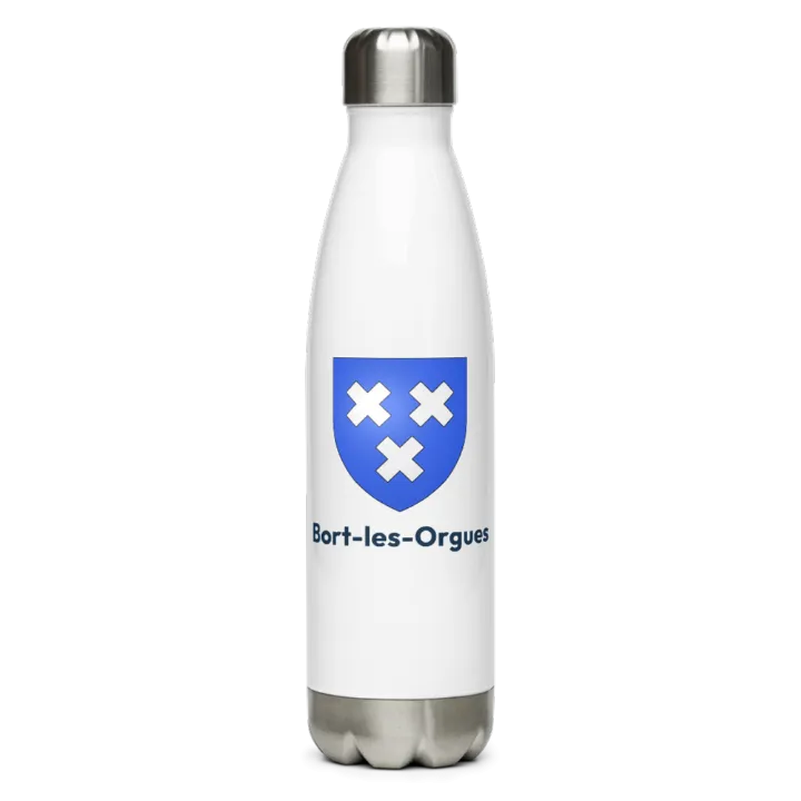 Gourde inox blason de Bort-les-Orgues