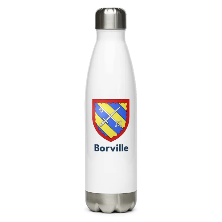 Gourde inox blason de Borville