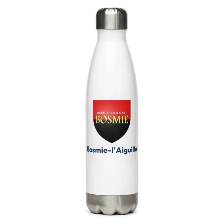 Gourde inox — blason de Bosmie-l'Aiguille