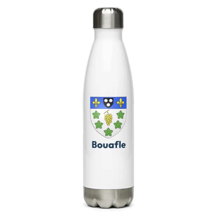 Gourde inox blason de Bouafle