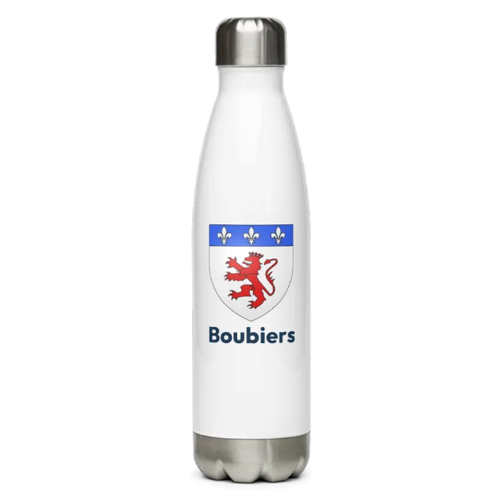 Gourde inox blason de Boubiers