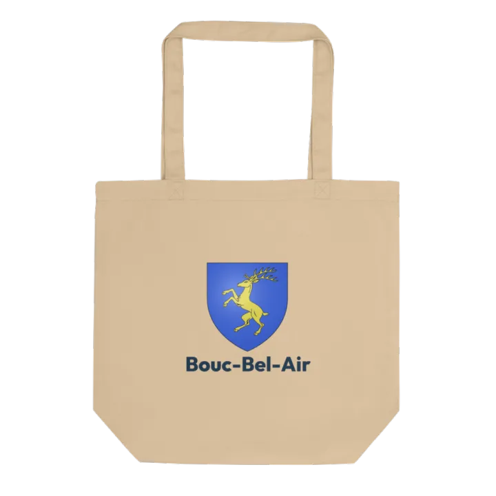 Tote bag coton bio — blason de Bouc-Bel-Air