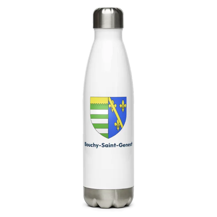 Gourde inox — blason de Bouchy-Saint-Genest