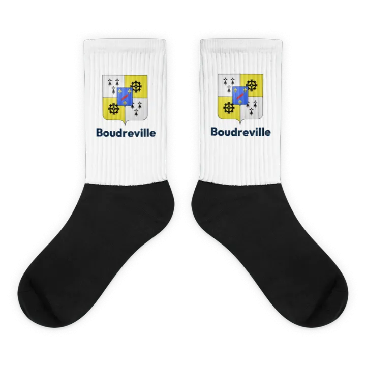 Chaussettes — blason de Boudreville