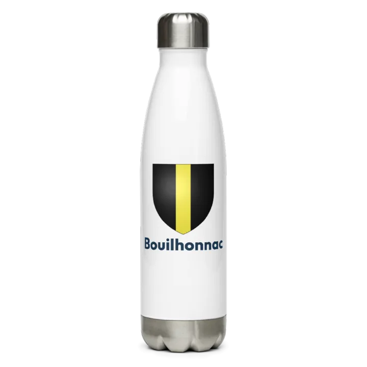 Gourde inox blason de Bouilhonnac
