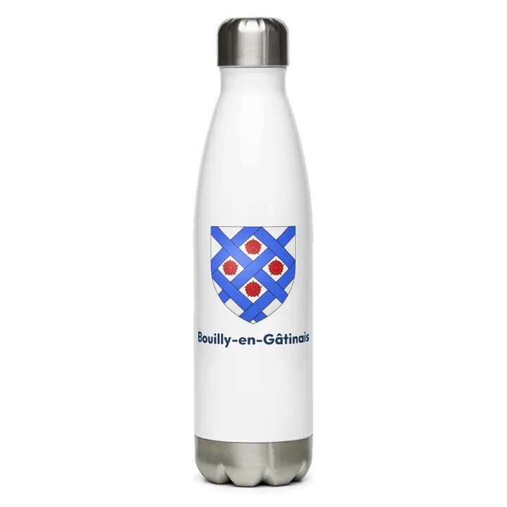 Gourde inox blason de Bouilly-en-Gâtinais