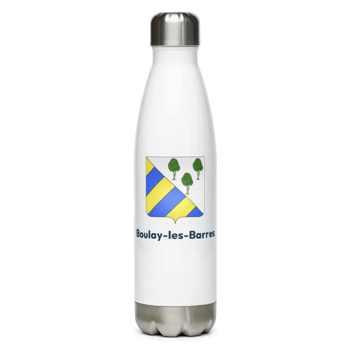 Gourde inox — blason de Boulay-les-Barres