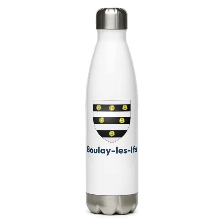 Gourde inox — blason de Boulay-les-Ifs
