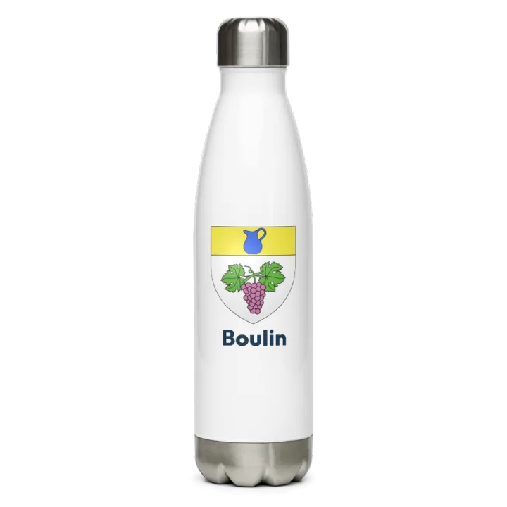 Gourde inox blason de Boulin