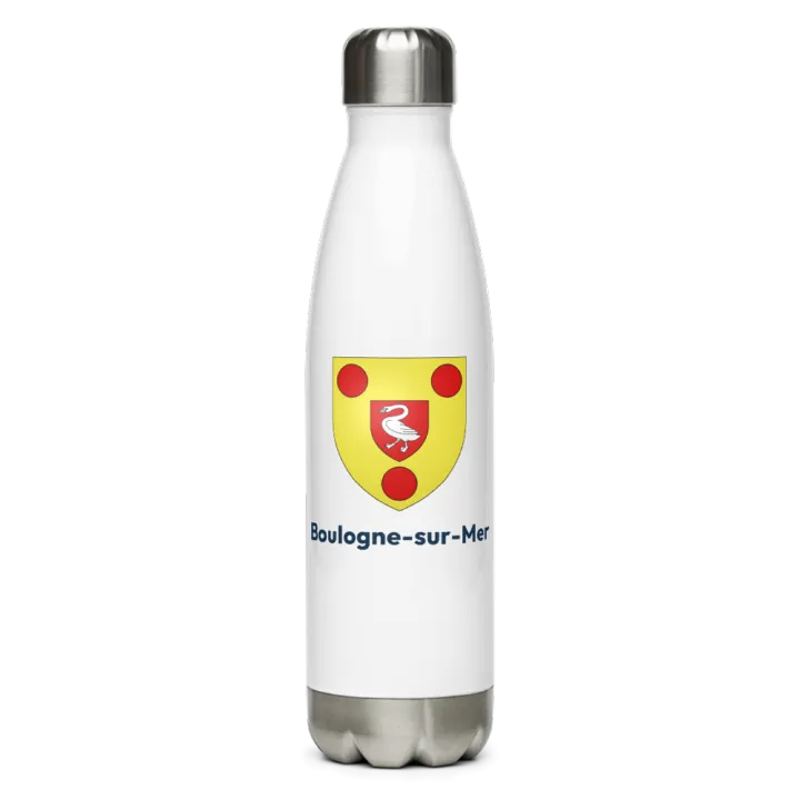 Gourde inox blason de Boulogne-sur-Mer