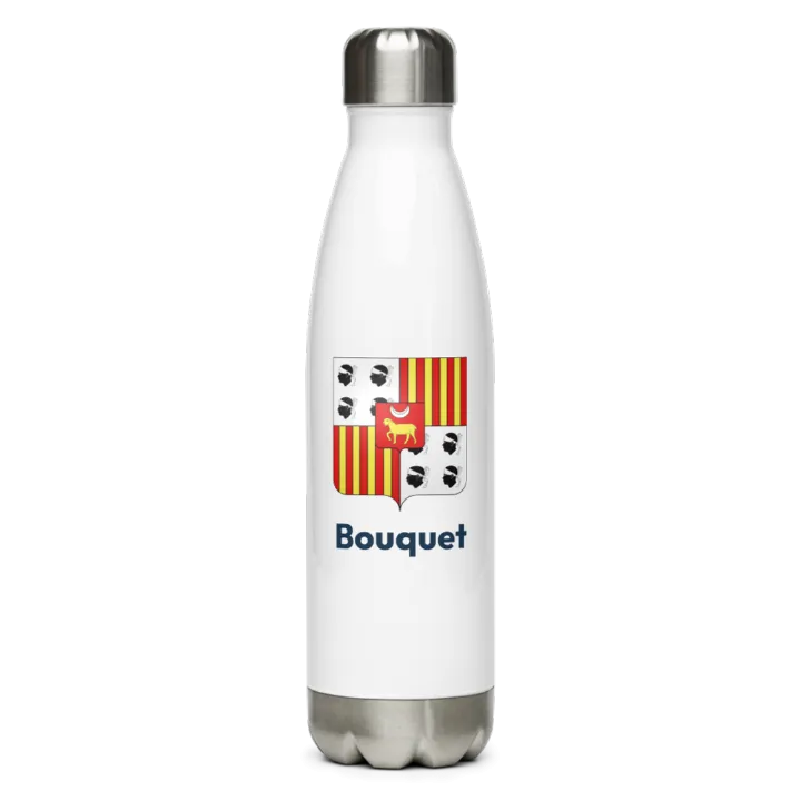 Gourde inox blason de Bouquet