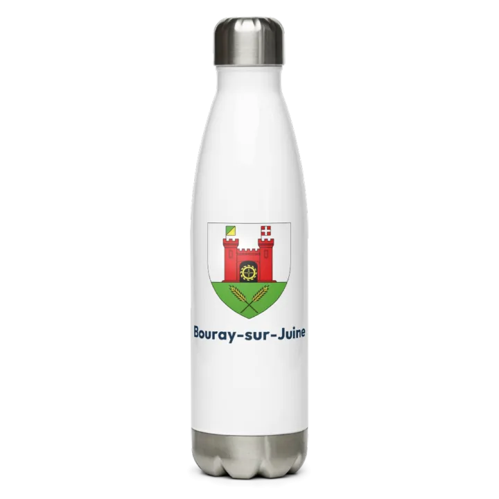 Gourde inox blason de Bouray-sur-Juine