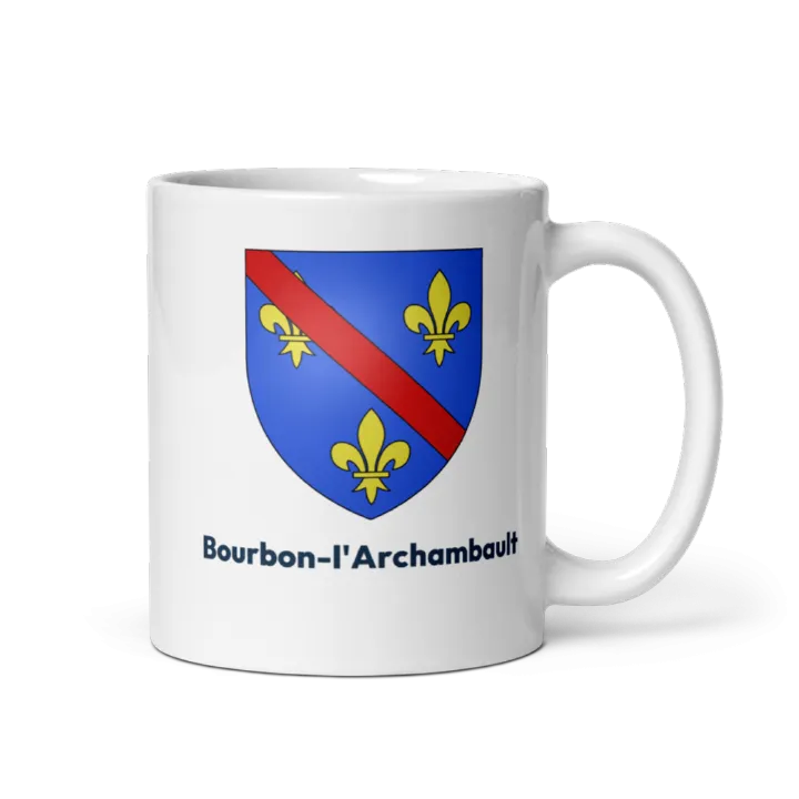 Mug blason de Bourbon-l'Archambault