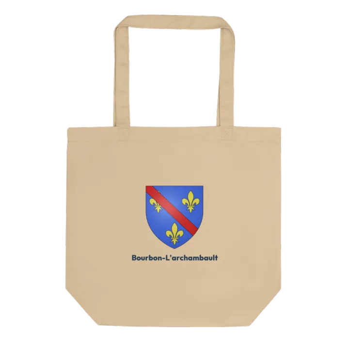 Tote bag coton bio — blason de Bourbon-l'Archambault