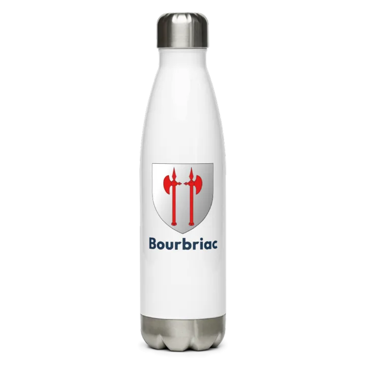 Gourde inox blason de Bourbriac