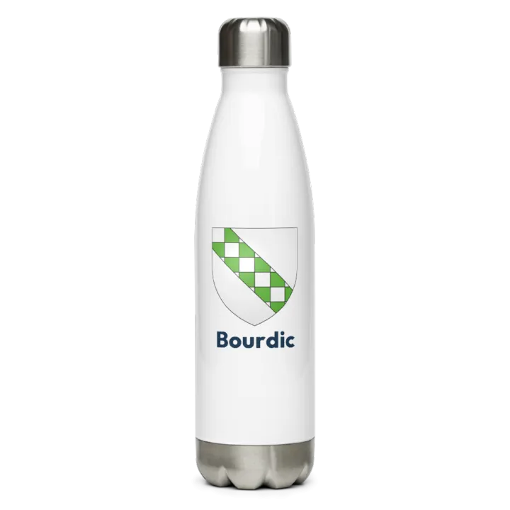 Gourde inox blason de Bourdic