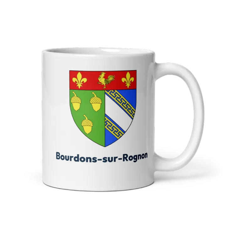 Mug blason de Bourdons-sur-Rognon