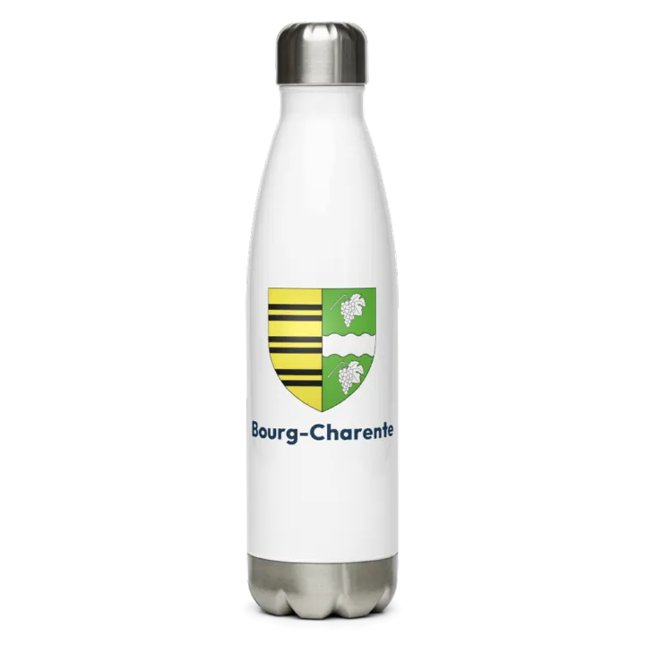 Gourde inox blason de Bourg-Charente