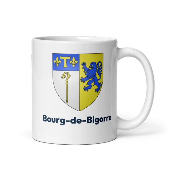 Mug blason de Bourg-de-Bigorre