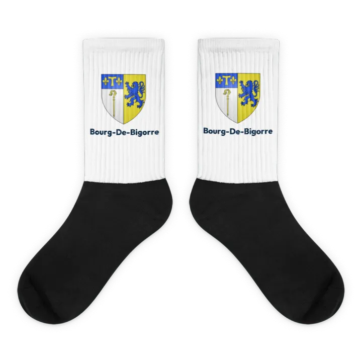 Chaussettes — blason de Bourg-de-Bigorre