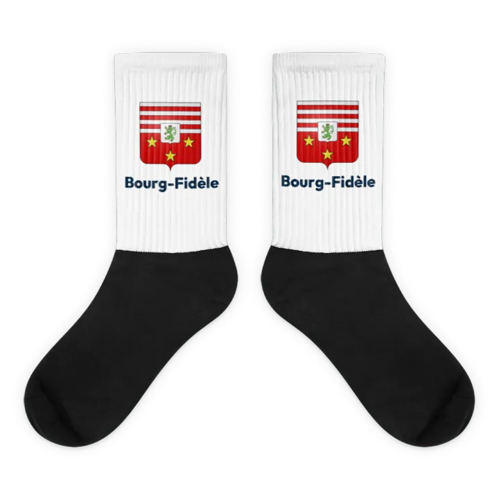 Chaussettes — blason de Bourg-Fidèle