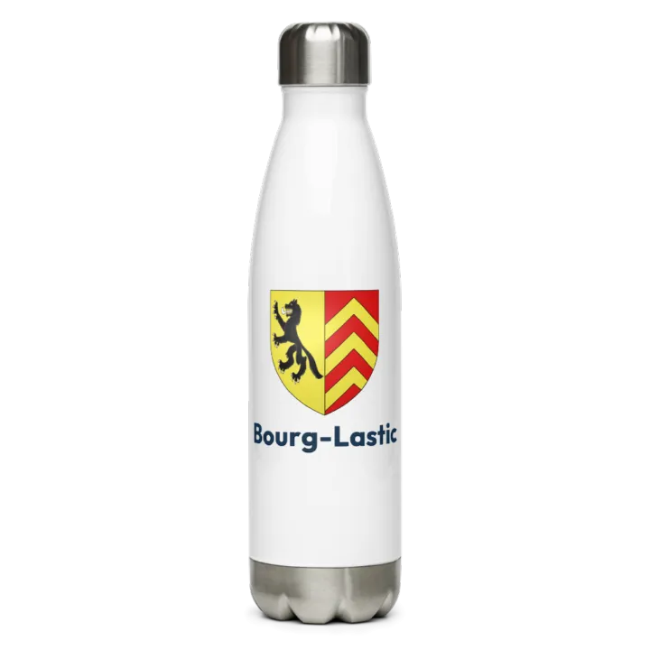 Gourde inox blason de Bourg-Lastic