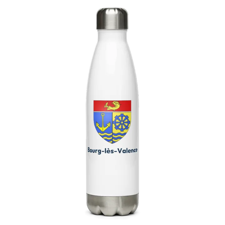 Gourde inox — blason de Bourg-lès-Valence