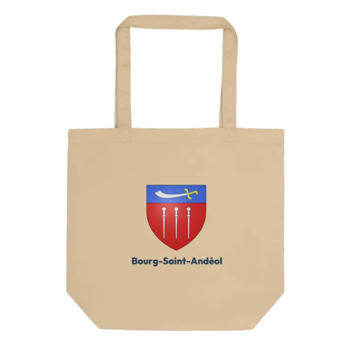 Tote bag coton bio — blason de Bourg-Saint-Andéol