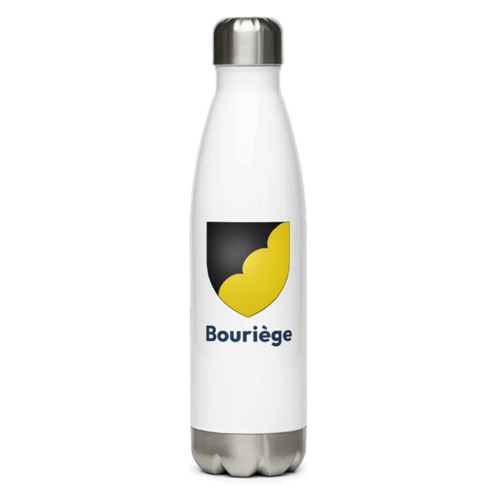 Gourde inox blason de Bouriège