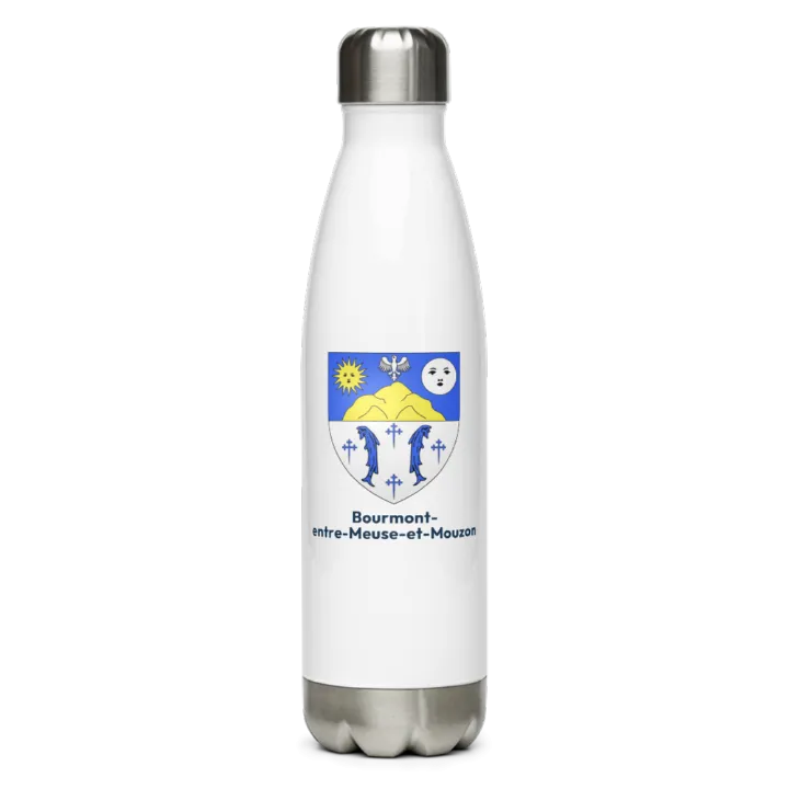 Gourde inox blason de Bourmont-entre-Meuse-et-Mouzon
