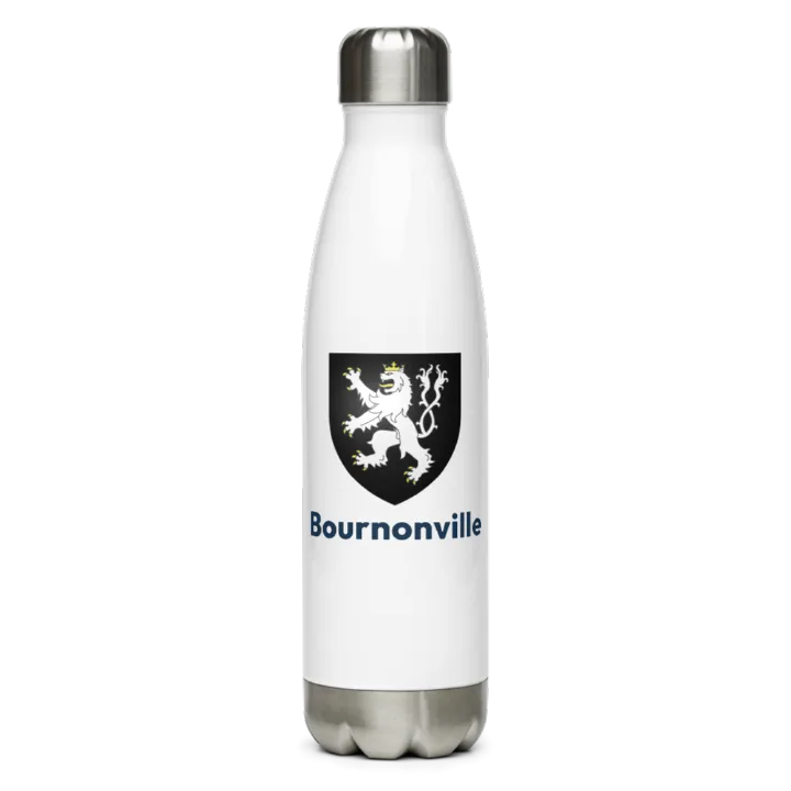 Gourde inox — blason de Bournonville