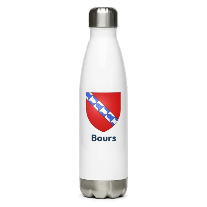 Gourde inox blason de Bours