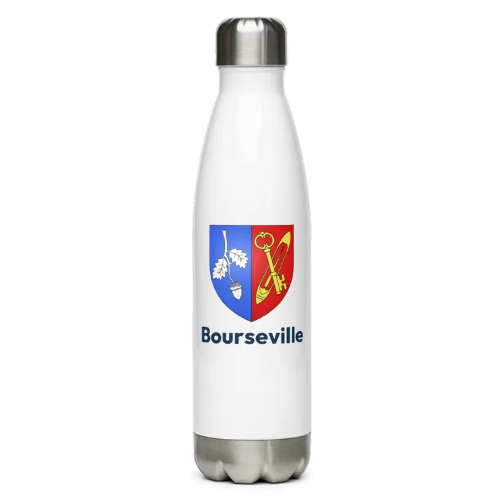 Gourde inox — blason de Bourseville