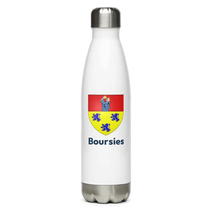 Gourde inox blason de Boursies