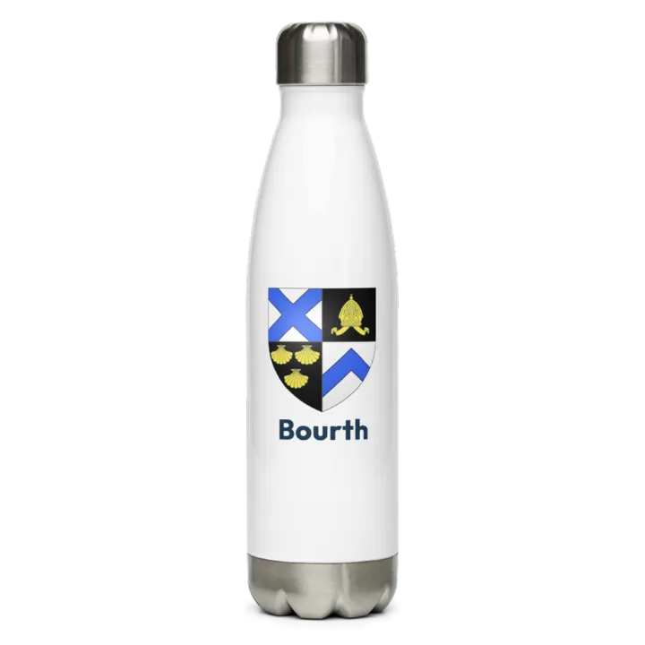 Gourde inox blason de Bourth