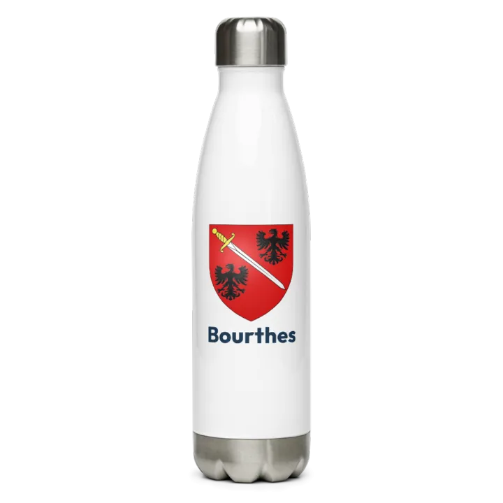 Gourde inox blason de Bourthes