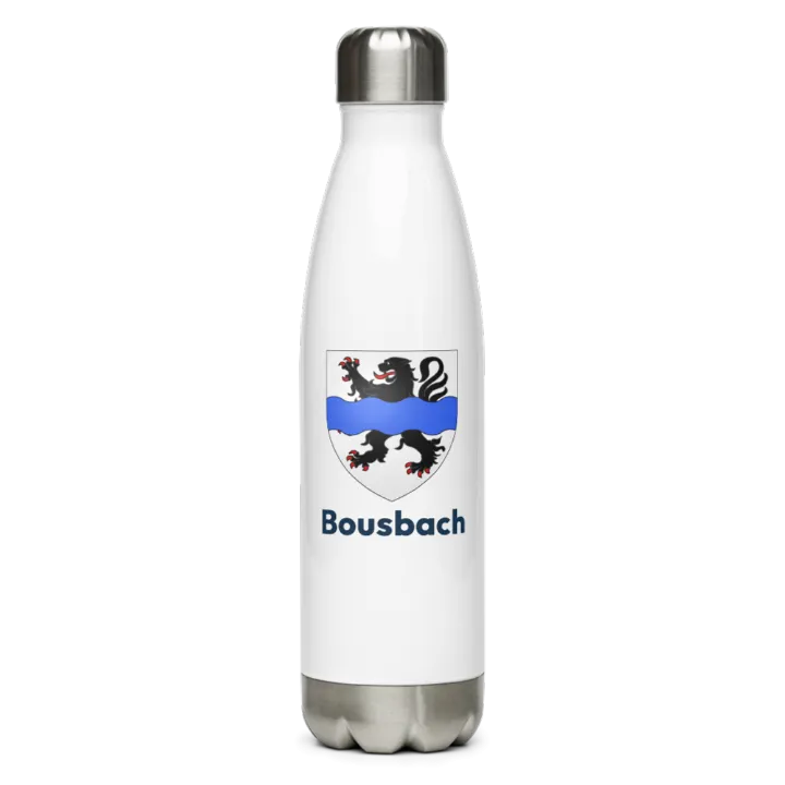 Gourde inox blason de Bousbach