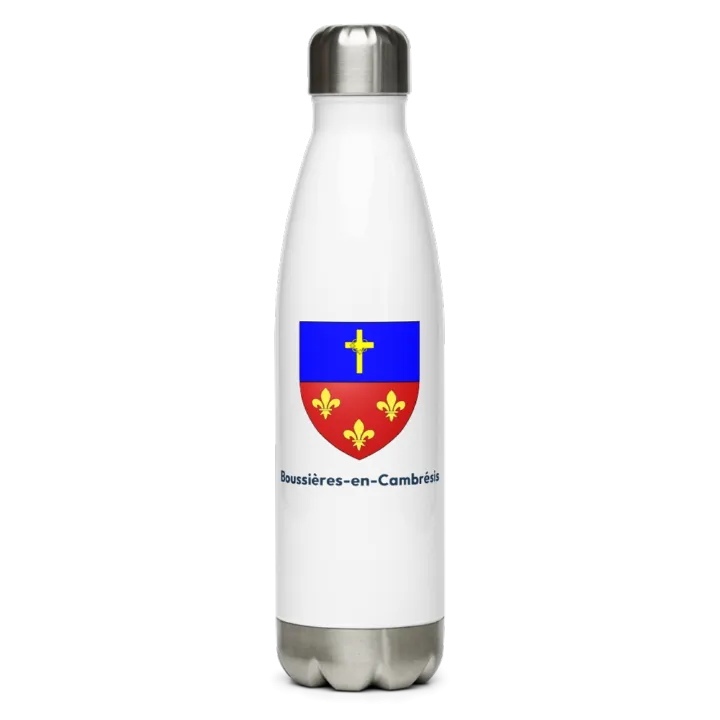 Gourde inox blason de Boussières-en-Cambrésis