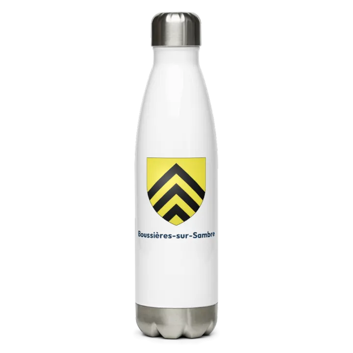 Gourde inox blason de Boussières-sur-Sambre