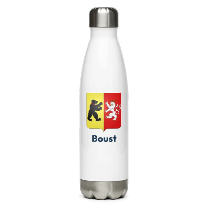 Gourde inox blason de Boust