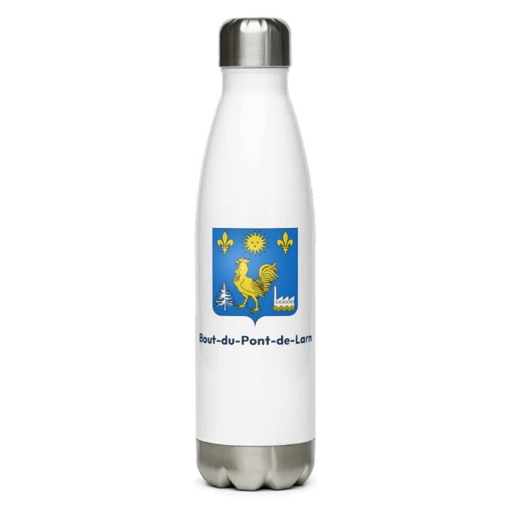 Gourde inox blason de Bout-du-Pont-de-Larn