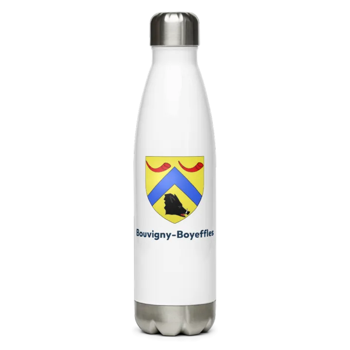 Gourde inox blason de Bouvigny-Boyeffles