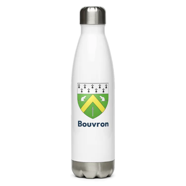 Gourde inox blason de Bouvron