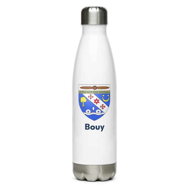 Gourde inox blason de Bouy