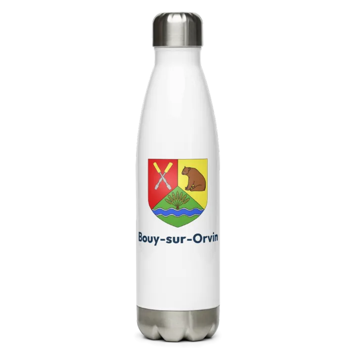 Gourde inox — blason de Bouy-sur-Orvin