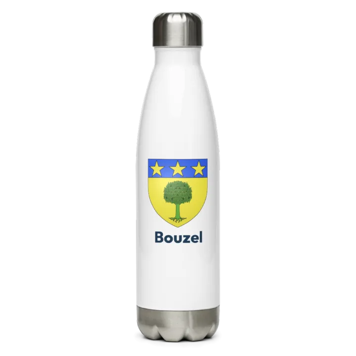Gourde inox blason de Bouzel